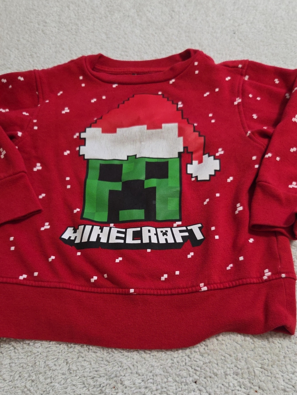 MINECRAFT CHRISTMAS SWEATSHIRT